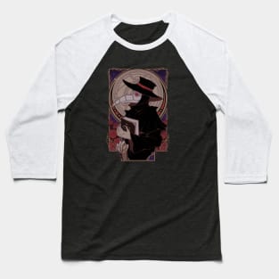 Dark Plague Doctor Baseball T-Shirt